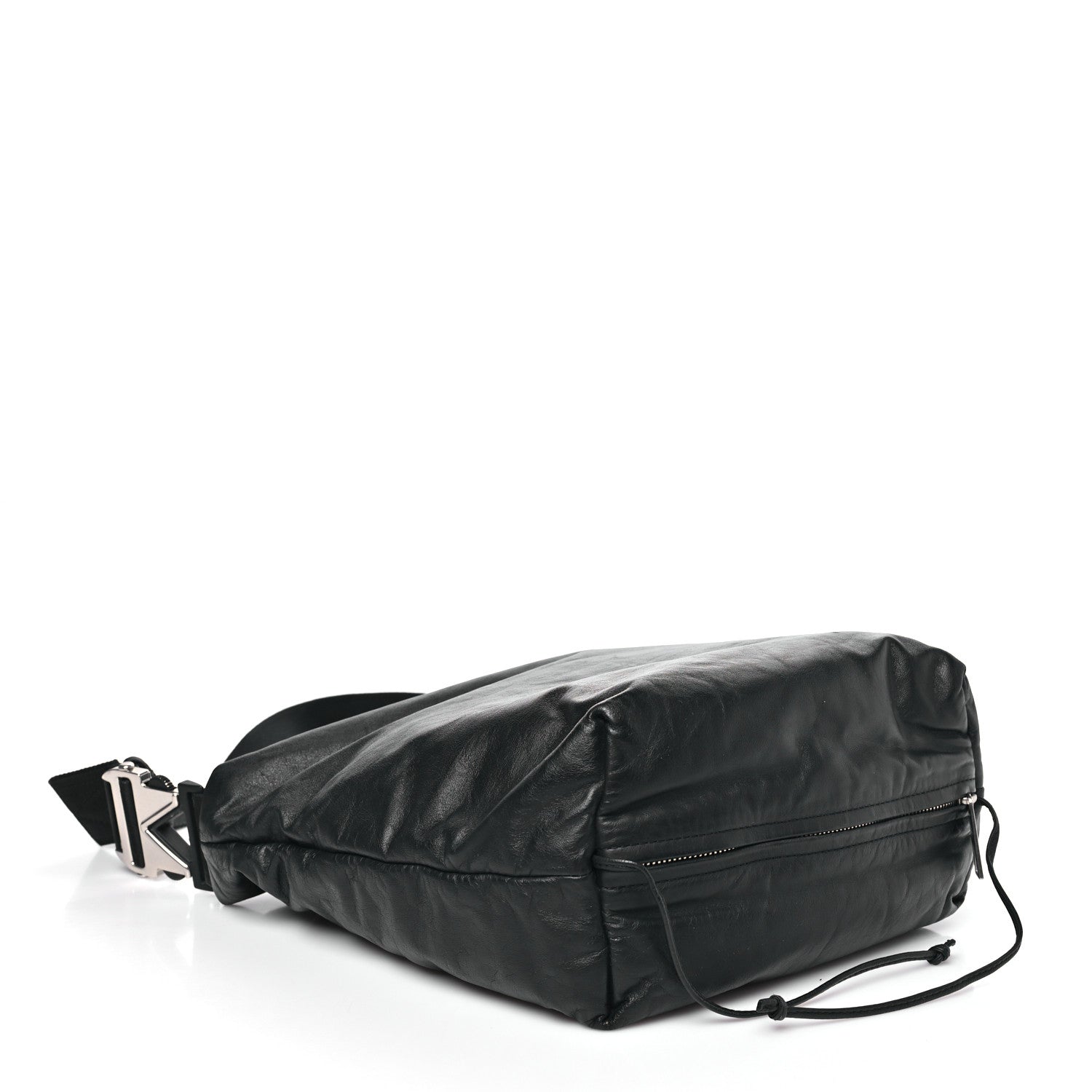 Bottega Veneta Calfskin Hidrology Shoulder Bag Black 4 of 10