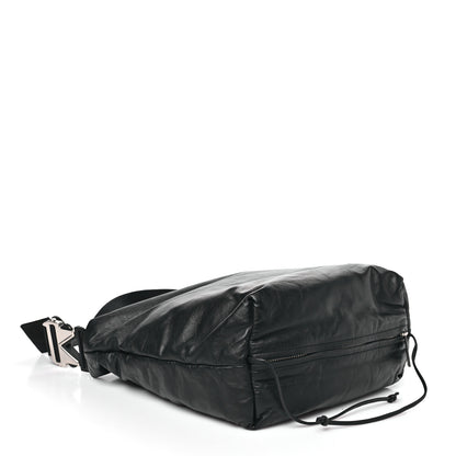 Bottega Veneta Calfskin Hidrology Shoulder Bag Black 4 of 10