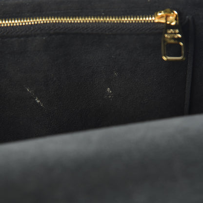 Louis Vuitton Calfskin Chain Louise GM Black 10 of 13