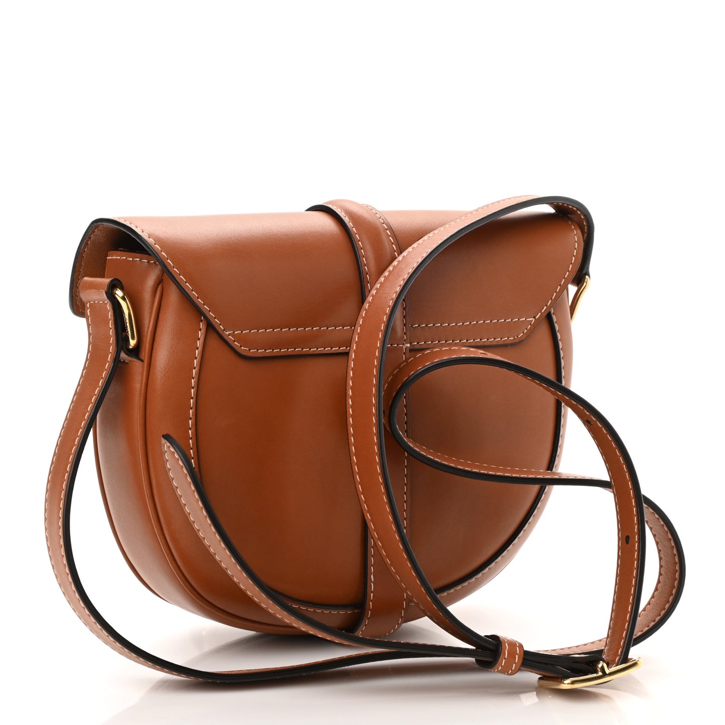 Natural Calfskin Besace Small 16 Tan