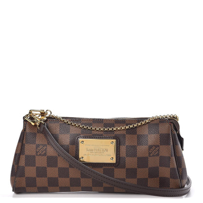 Louis Vuitton Damier Ebene Eva Clutch 1 of 8
