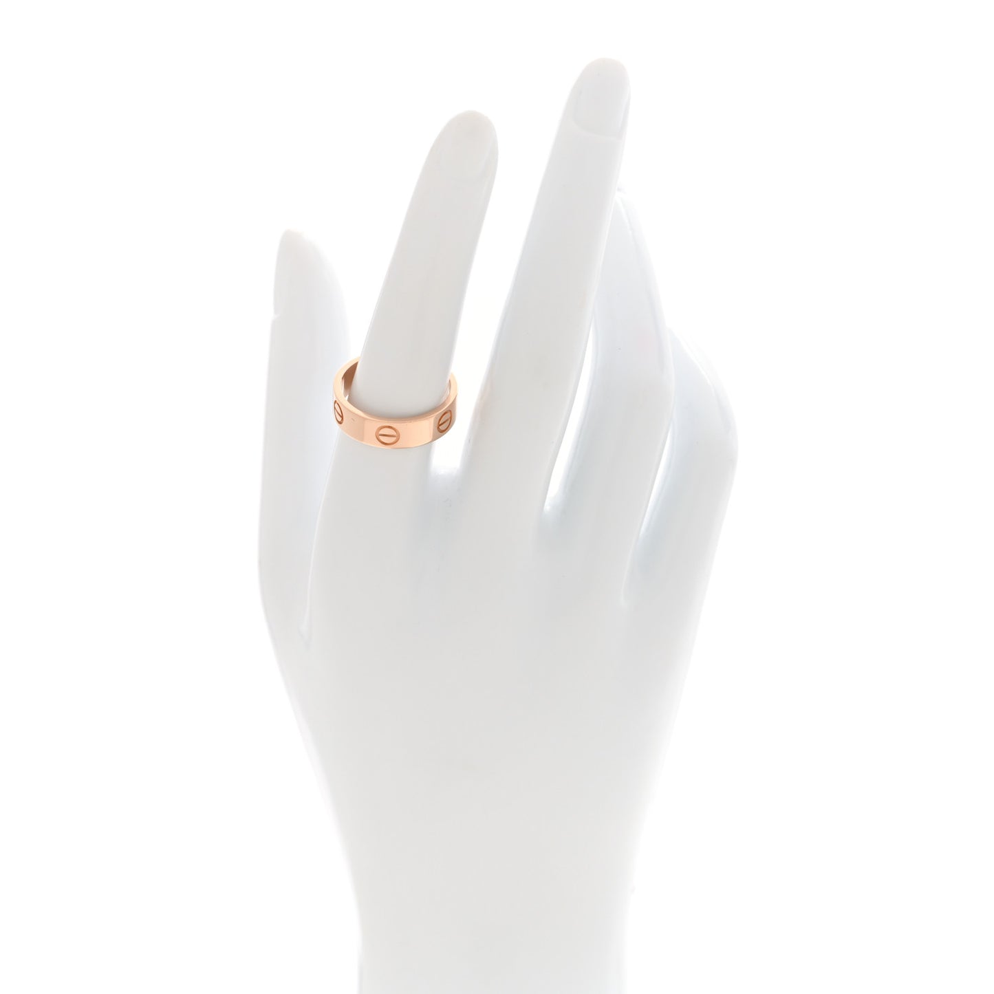 18K Pink Gold 5.5mm LOVE Ring 55 7.25