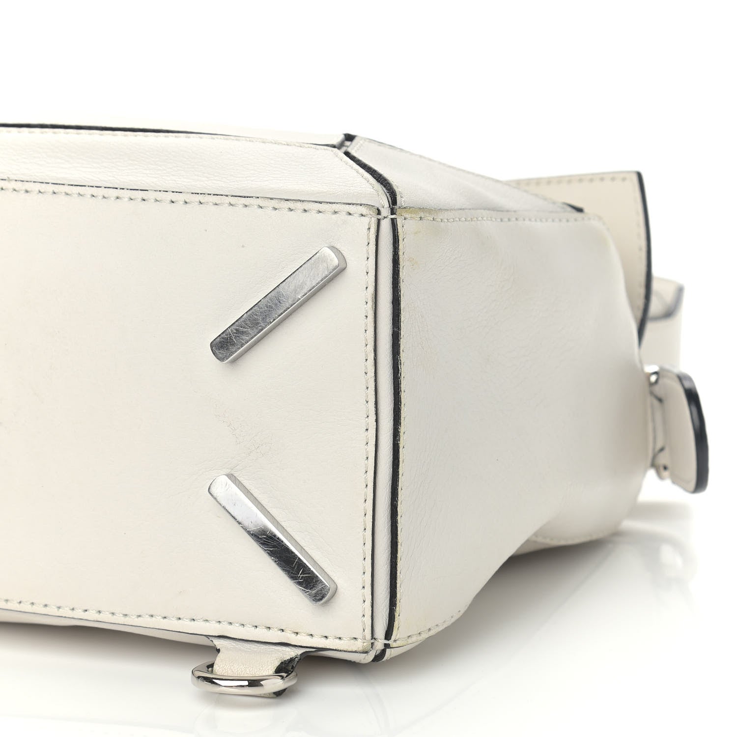 Loewe Calfskin Small Puzzle Bag White 9 of 20