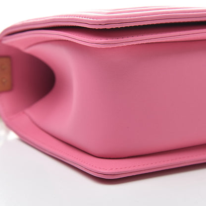 Chanel Calfskin Quilted Medium Boy Flap Pink 9 of 13