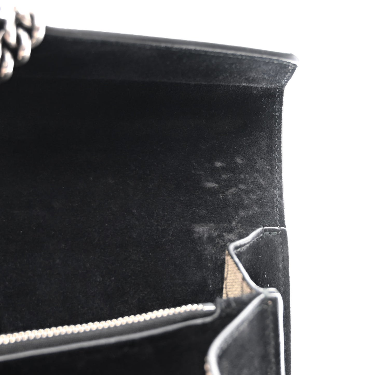 GG Supreme Monogram Small Dionysus Shoulder Bag Black