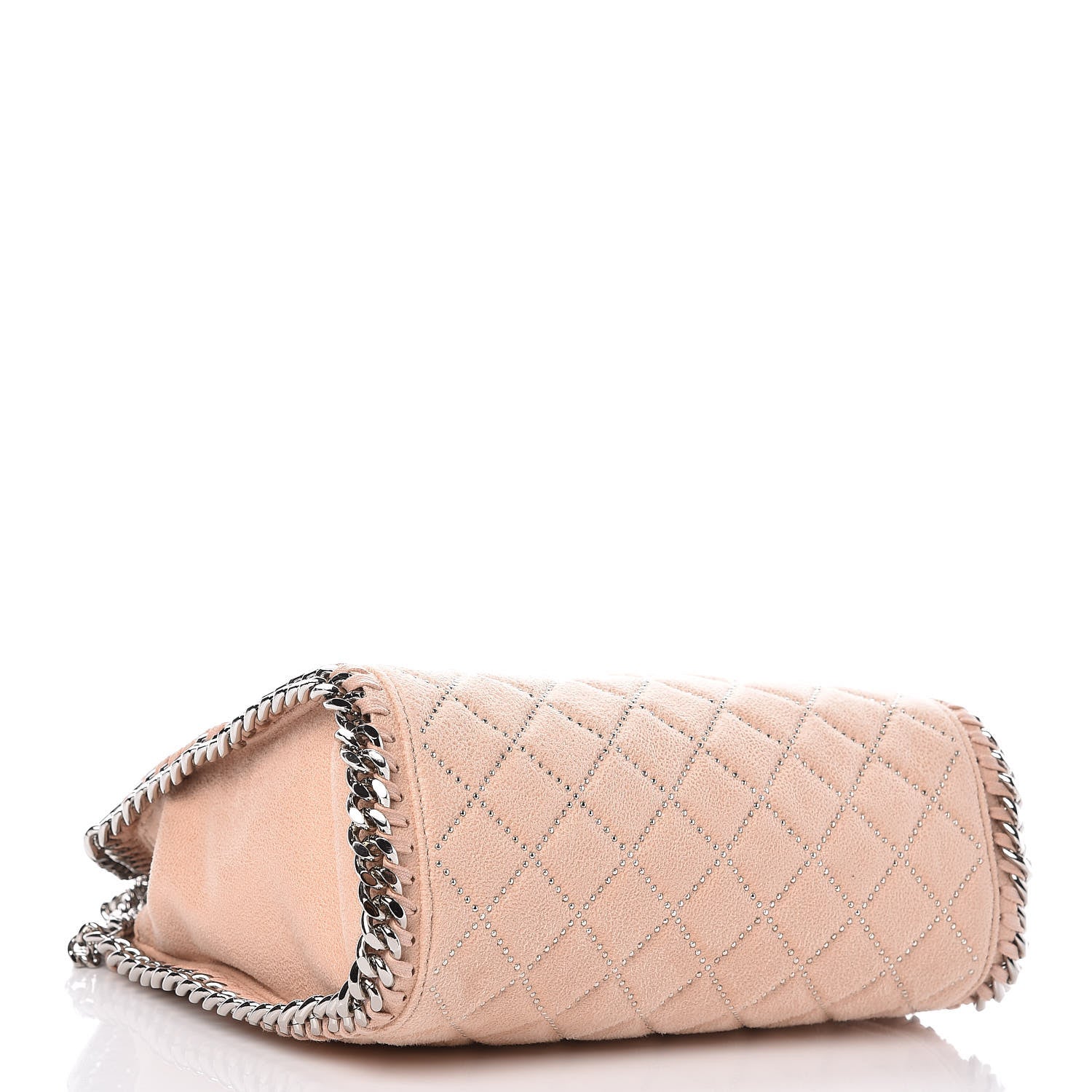 Stella McCartney Shaggy Deer Quilted Studded Mini Falabella Powder 4 of 9
