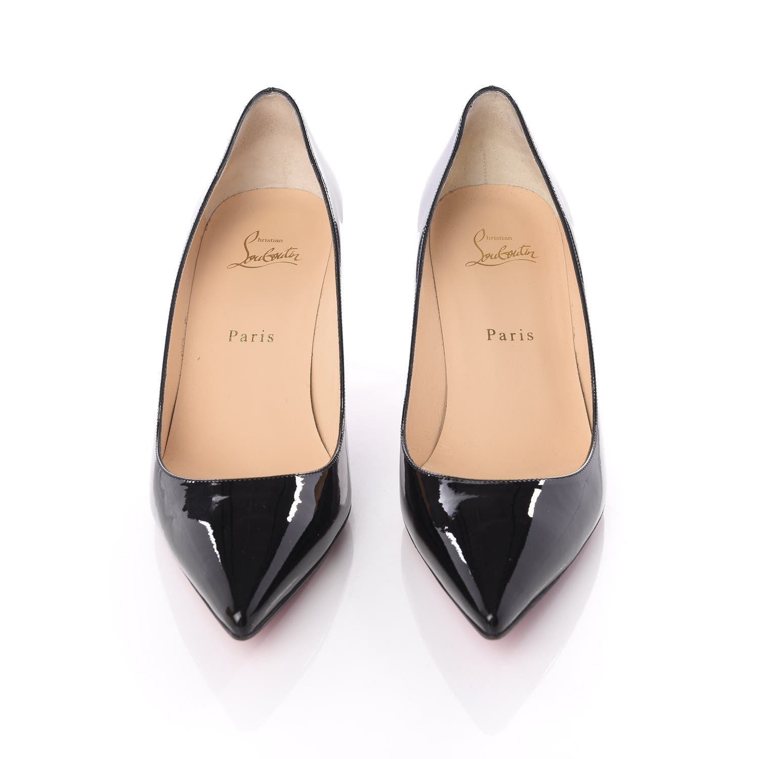 Christian Louboutin Patent Decollete 554 70 Pumps 39.5 Black 5 of 11