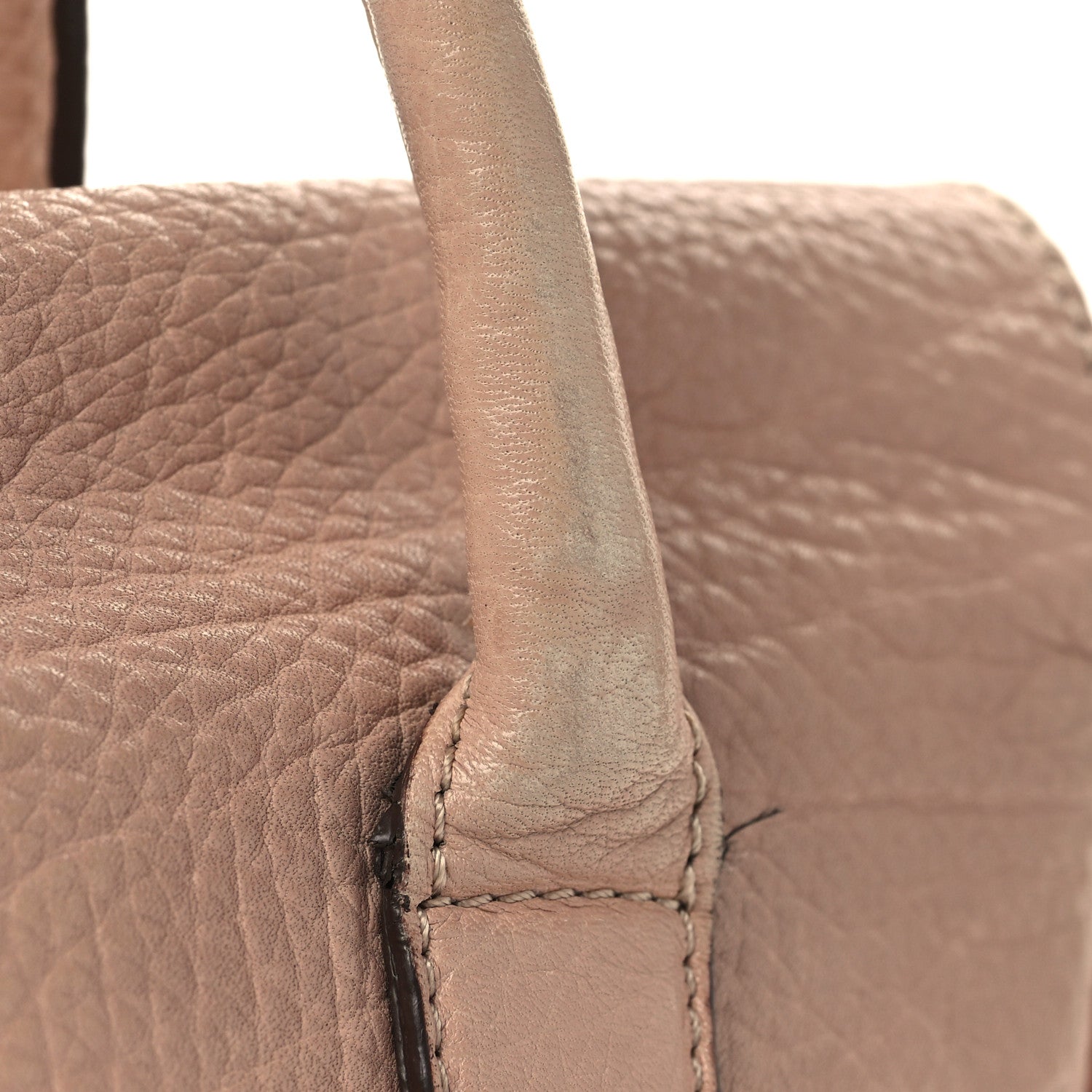 Mulberry Classic Grain Small Bayswater Satchel Rosewater 12 of 16