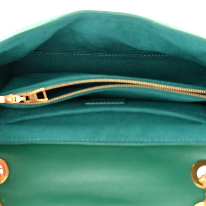 Louis Vuitton Calfskin New Wave Chain Bag MM NM Emerald 5 of 11