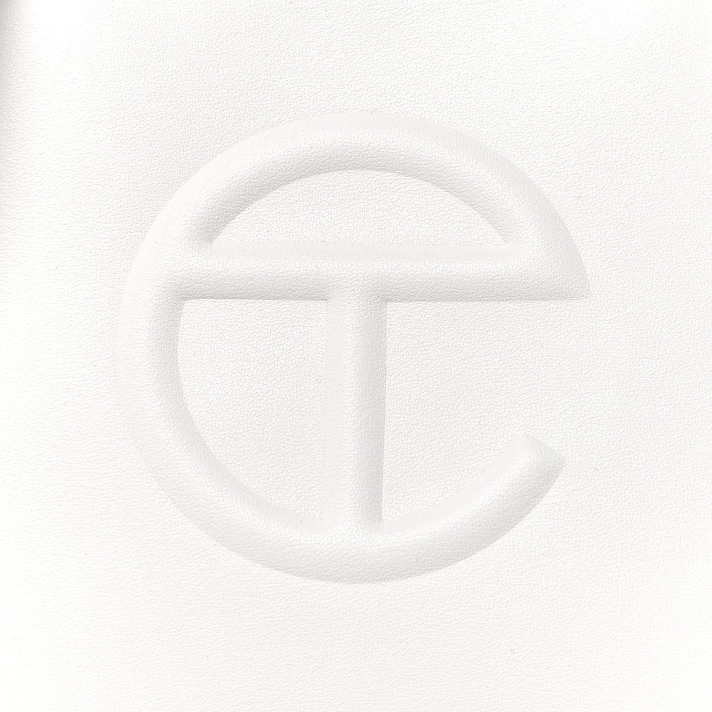 Vegan Leather Small Shopping Bag White