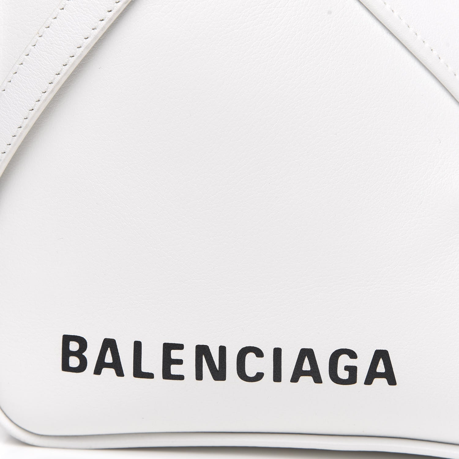 Balenciaga Calfskin S Triangle Duffle White 8 of 13
