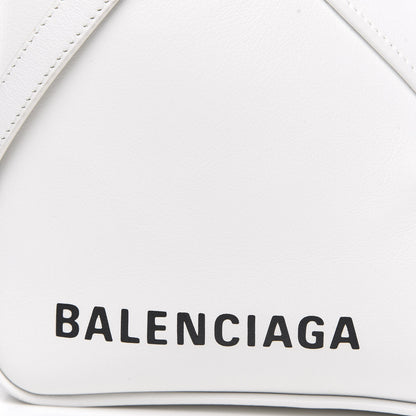 Balenciaga Calfskin S Triangle Duffle White 8 of 13