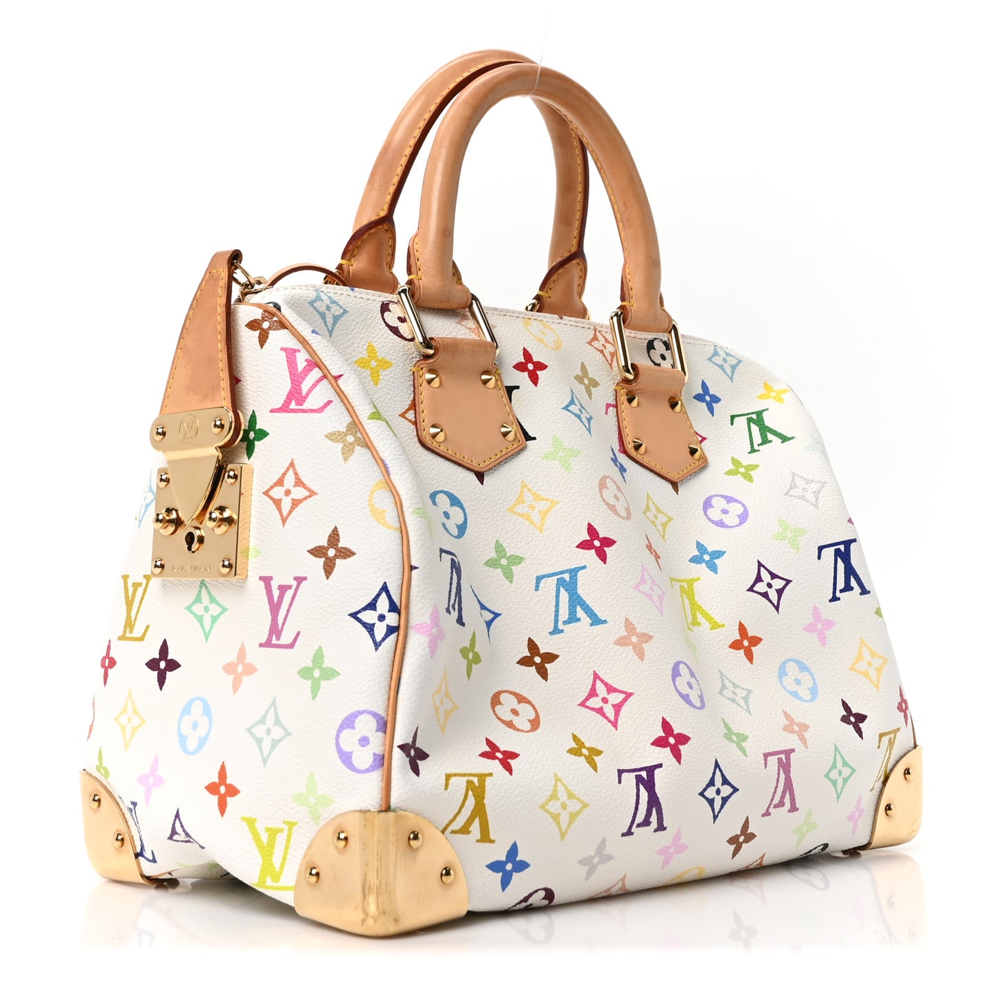 Monogram Multicolor Speedy 30 White