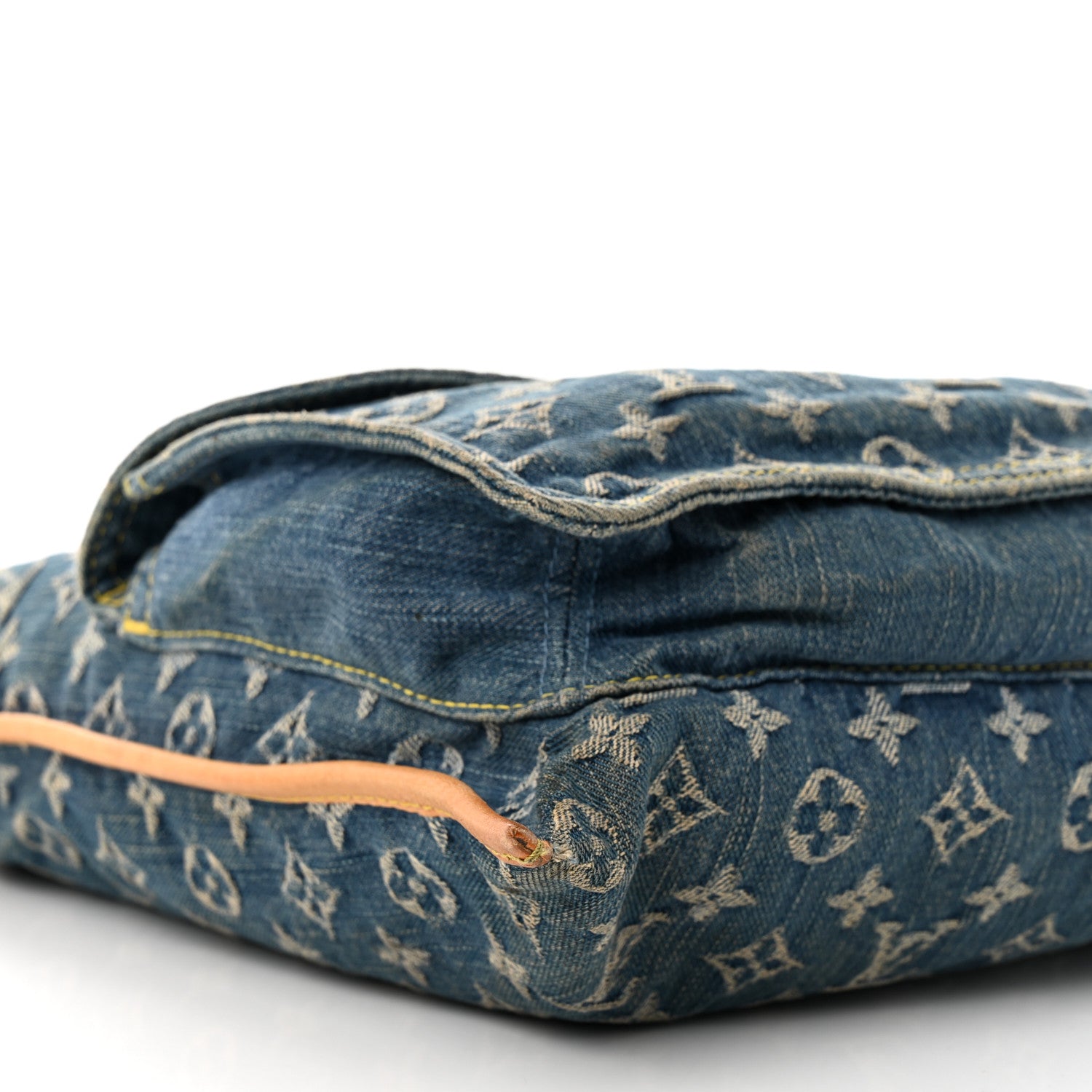 Louis Vuitton Monogram Denim Sac Plat Blue 8 of 11