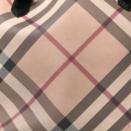 Burberry Supernova Check Large Nickie Tote Black 10 of 10