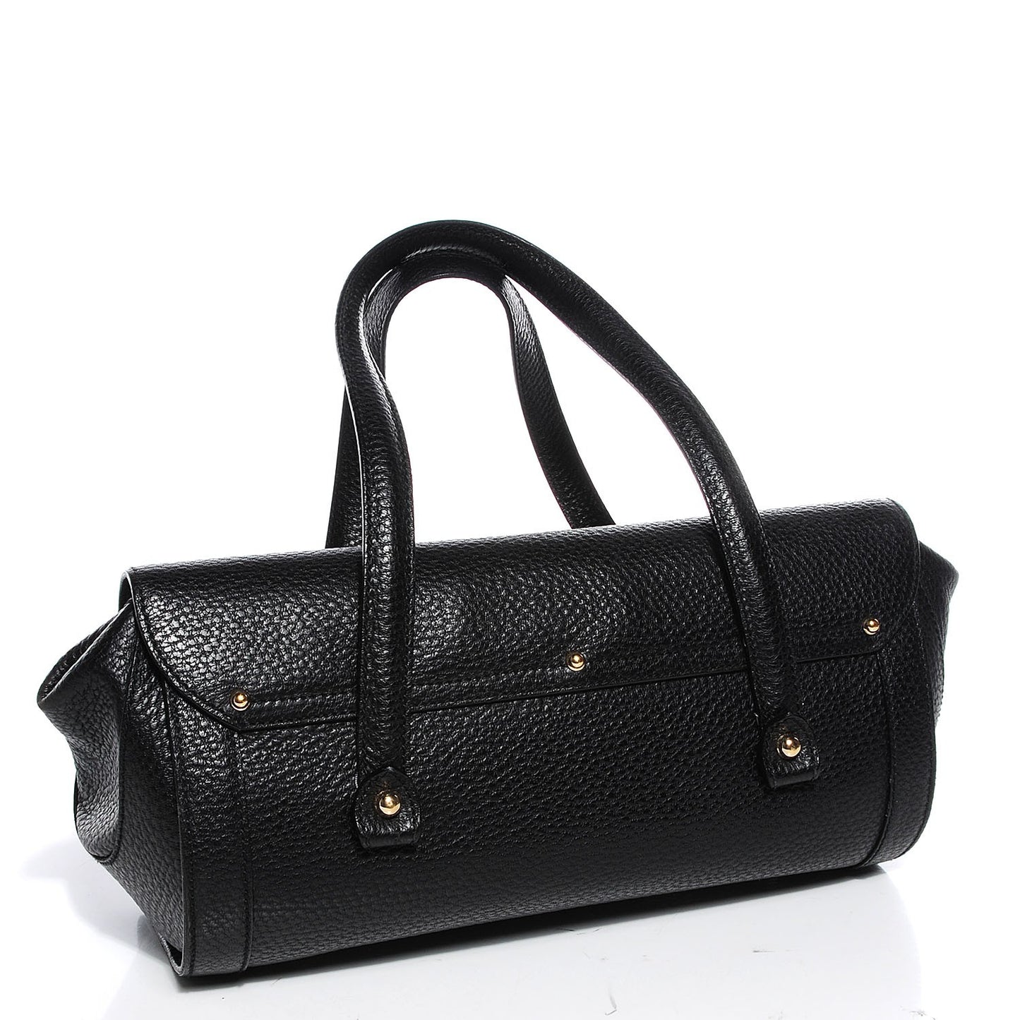 Leather Bamboo Bullet Black