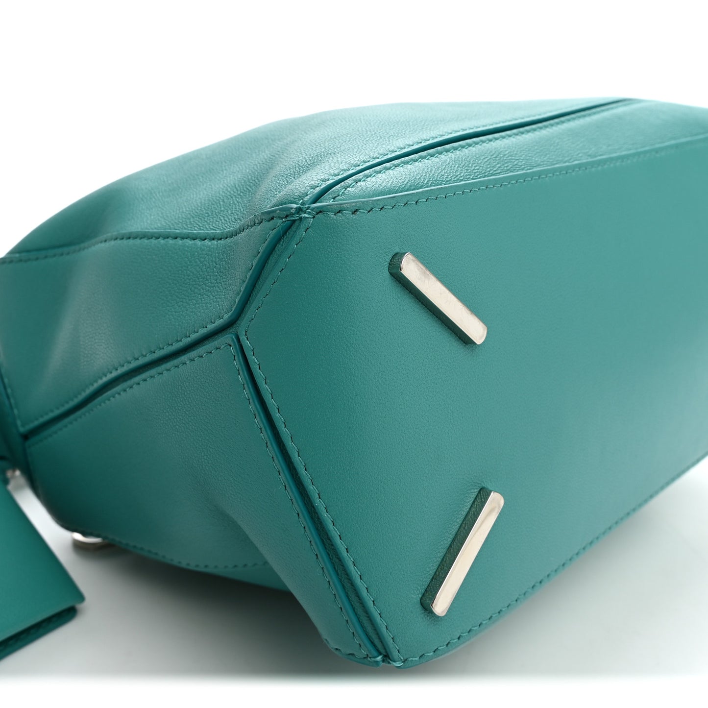 Nappa Lambskin Small Featherlight Puzzle Bag Aquamarine