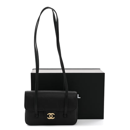 Chanel Shiny Caviar Mini Preppy Coco Shoulder Bag Black 11 of 11