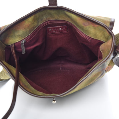 Chanel Washed Toile Graffiti On The Pavements Messenger Khaki Multicolor 5 of 11