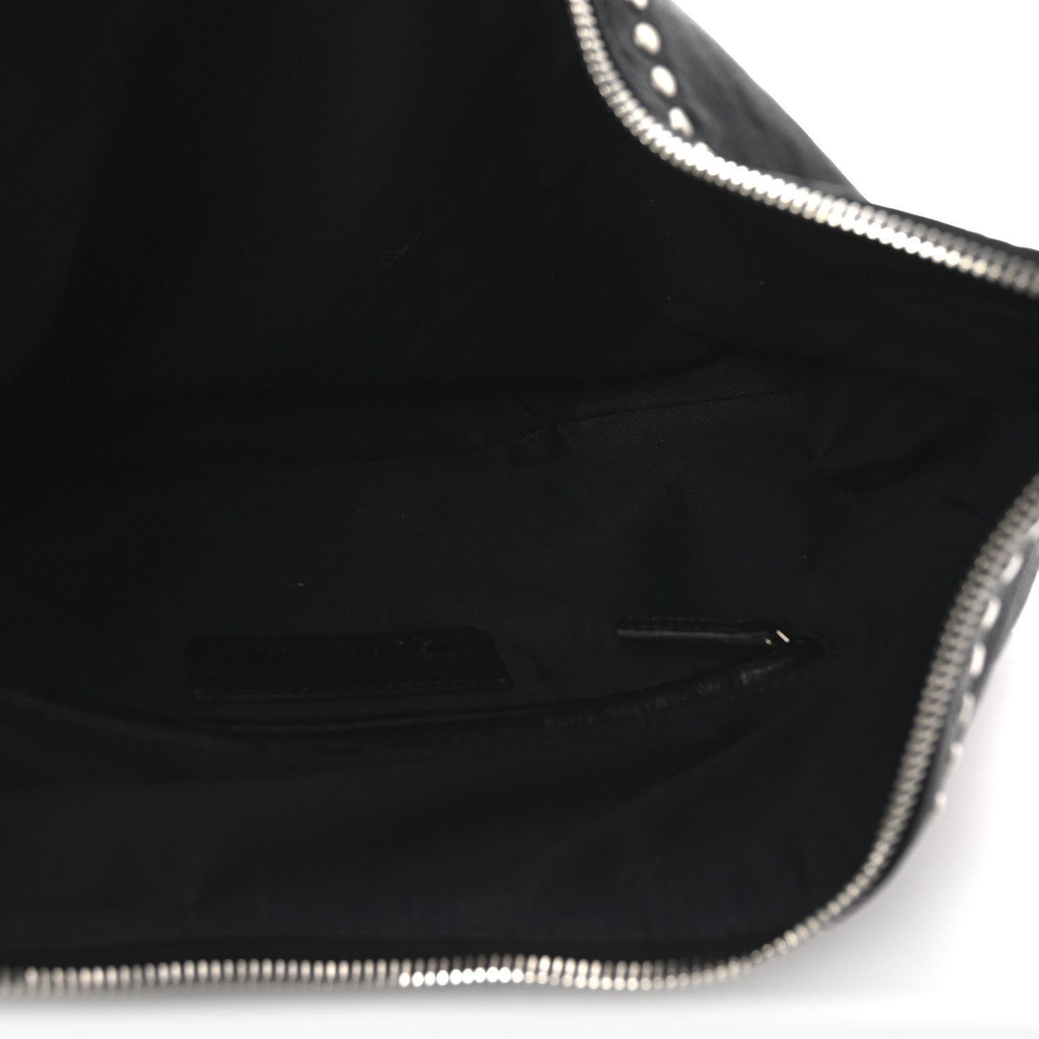 Alexander McQueen Calfskin Studded De Manta Clutch Black 5 of 7