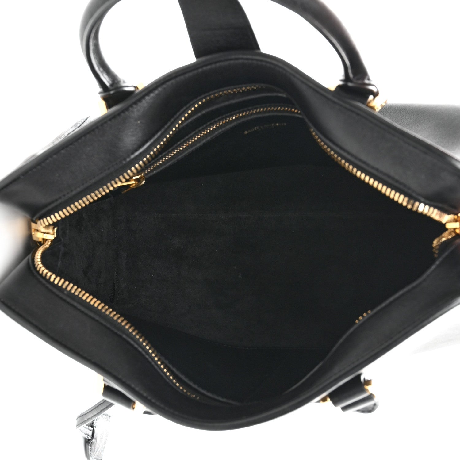 Saint Laurent Smooth Calfskin Small Cabas Monogram Black 5 of 10