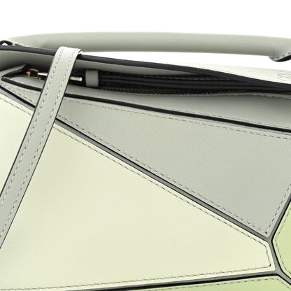 Loewe Calfskin Mini Puzzle Bag Ash Grey Light Celadon 7 of 9