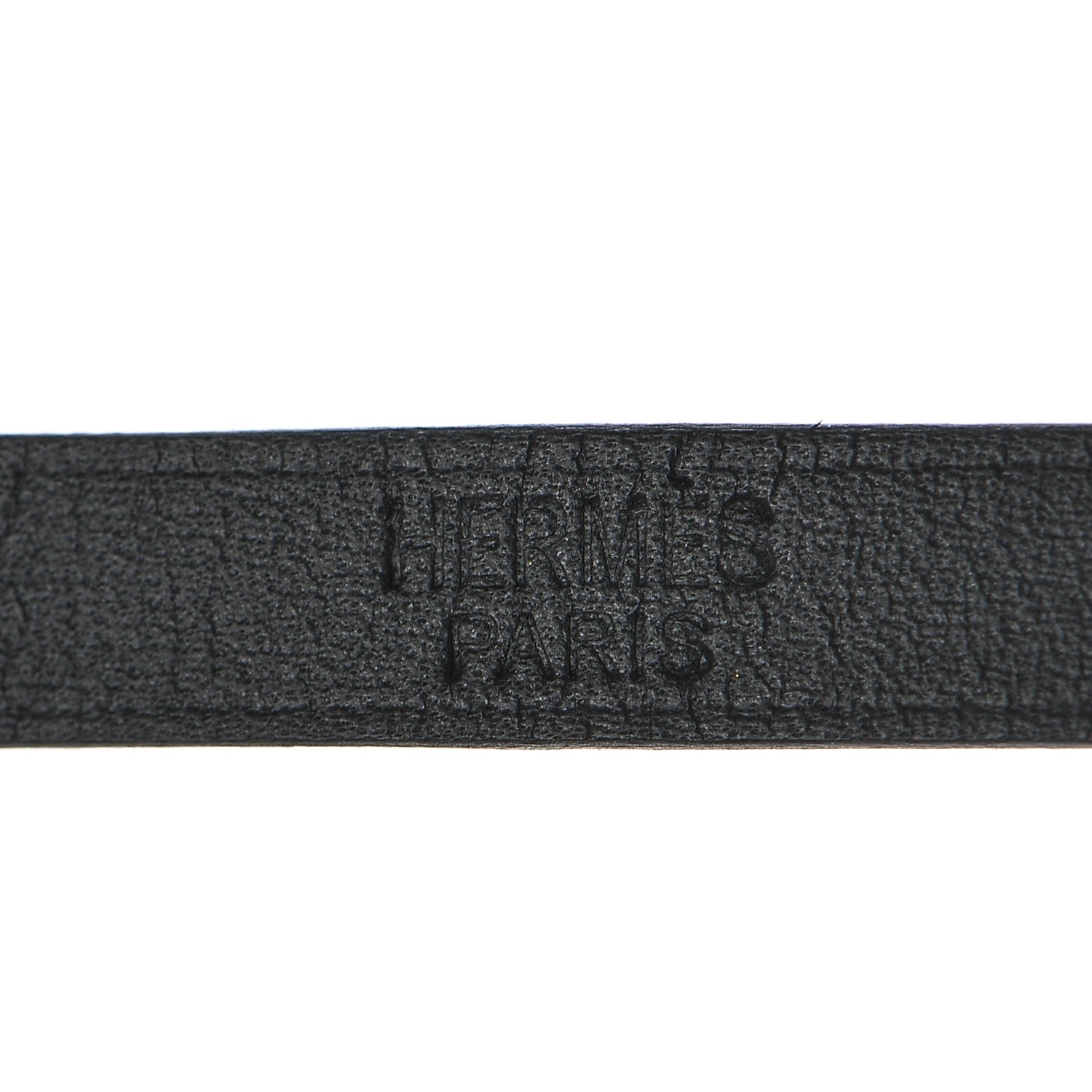 Hermes Chamonix Hapi 3MM Triple Tour Wrap Bracelet Small Black 4 of 7