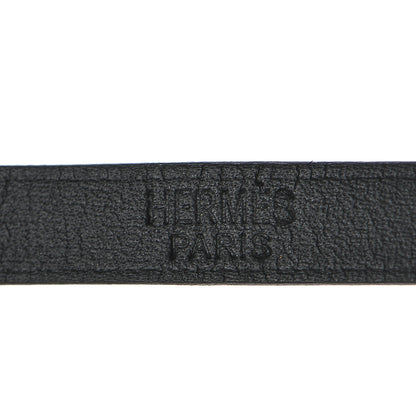 Hermes Chamonix Hapi 3MM Triple Tour Wrap Bracelet Small Black 4 of 7