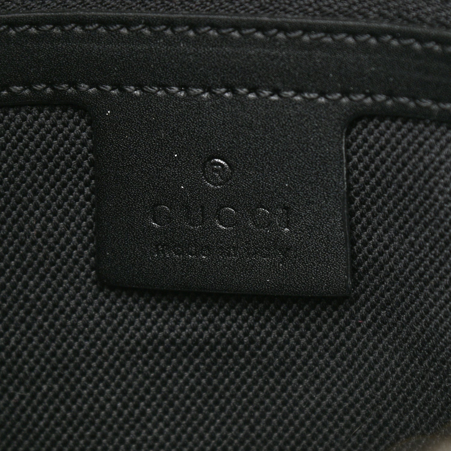 Gucci GG Supreme Monogram Appia Calfskin Web Flat Messenger Bag Black Grey 6 of 11