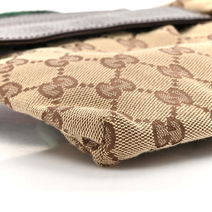 Gucci Monogram Web Belt Bag Dark Brown 10 of 12