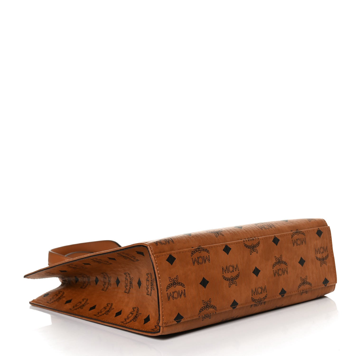 MCM Visetos Klassik Tote Cognac 4 of 10