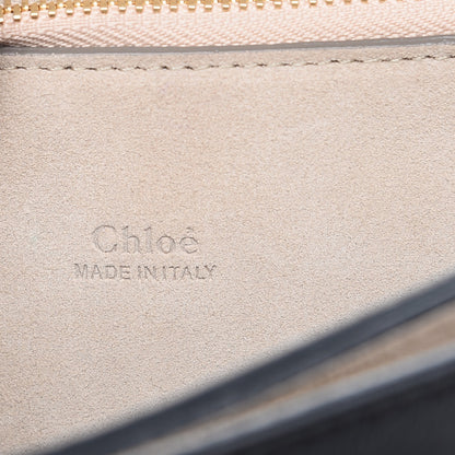Chloe Suede Calfskin Medium Faye Shoulder Bag Carbon Grey 6 of 9