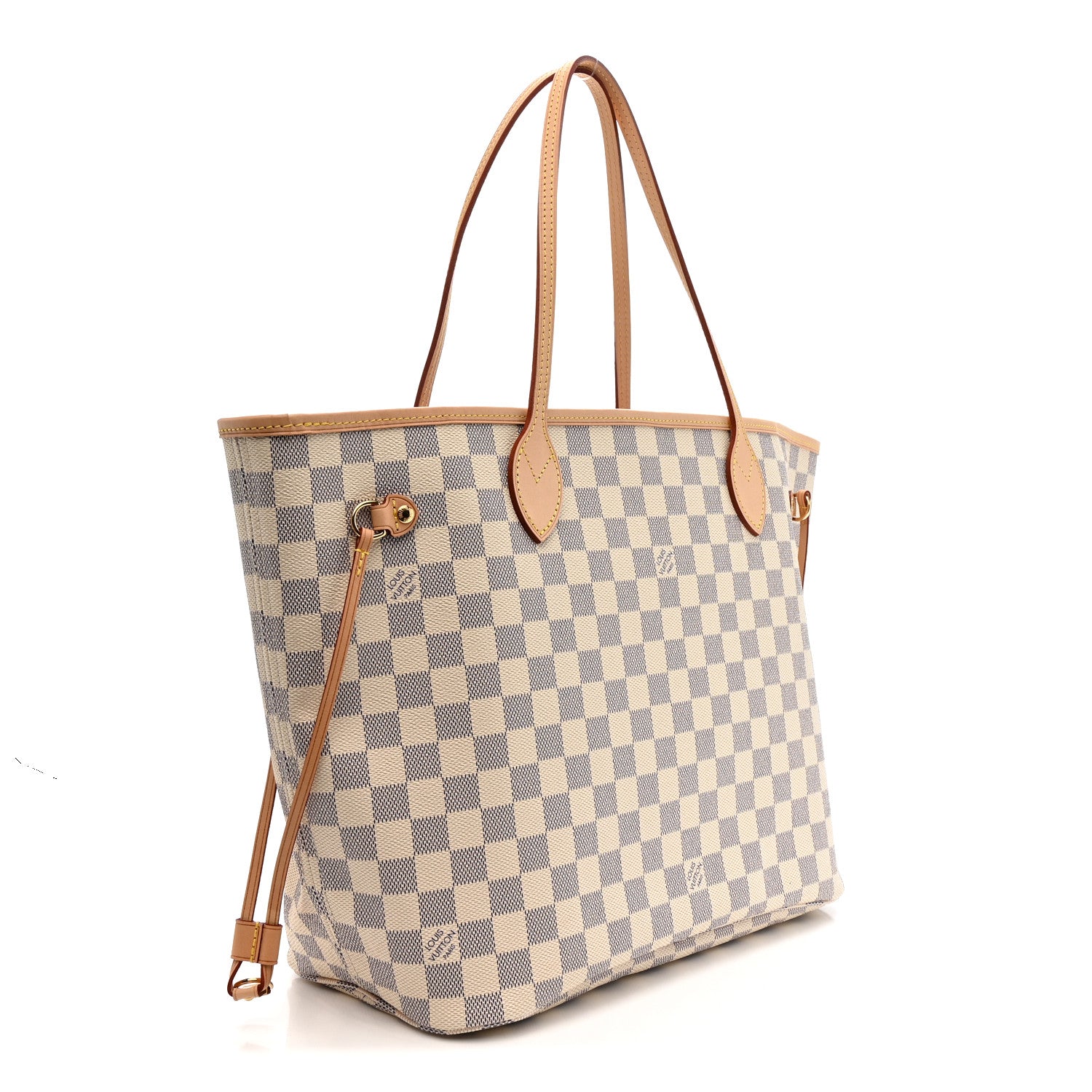 Louis Vuitton Damier Azur Neo Neverfull MM Rose Ballerine 4 of 11