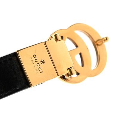 Gucci Plutone Calfskin Double G Reversible 20mm Belt 95 38 Black Red 8 of 11