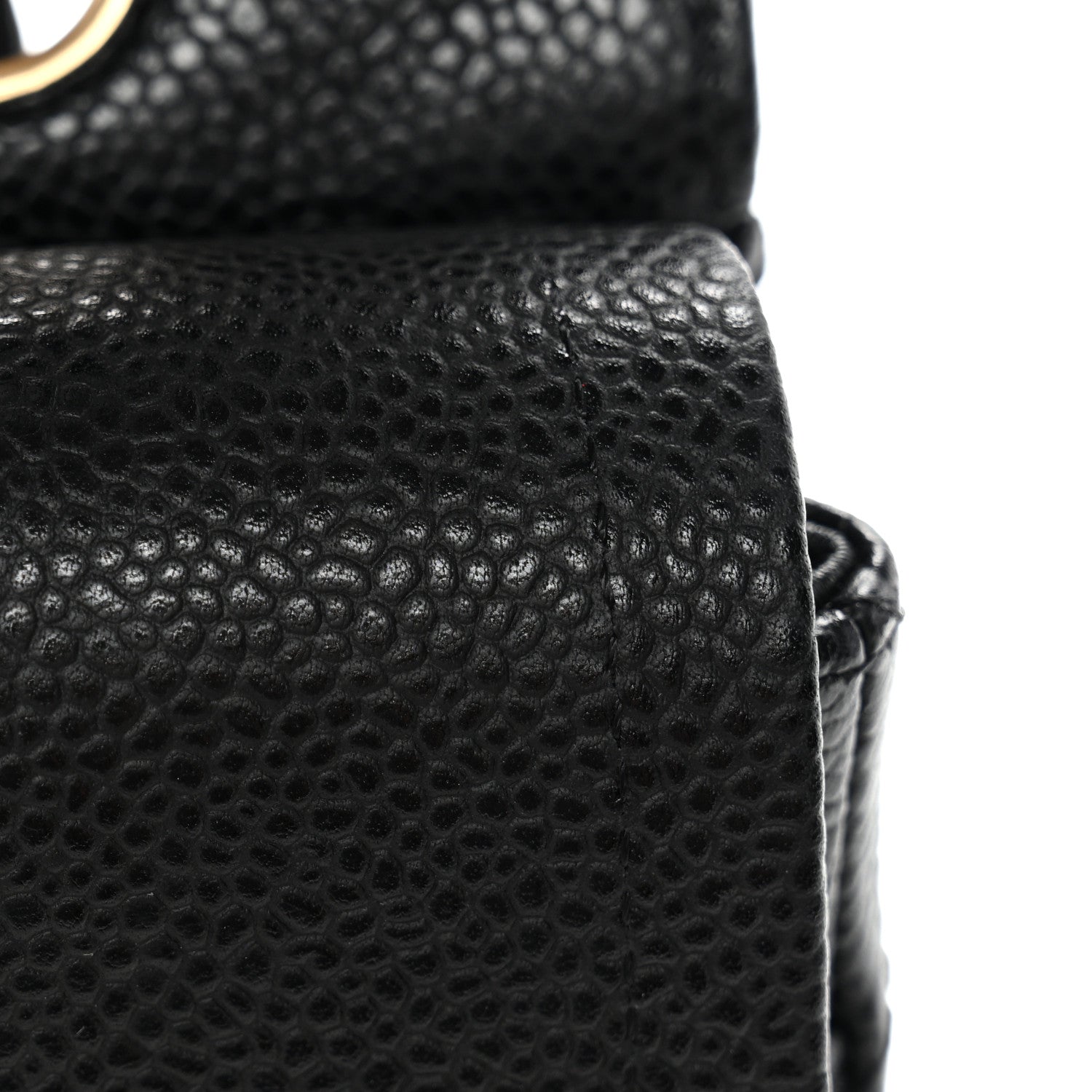 Chanel Caviar Quilted Medium Double Flap Black 12 of 13