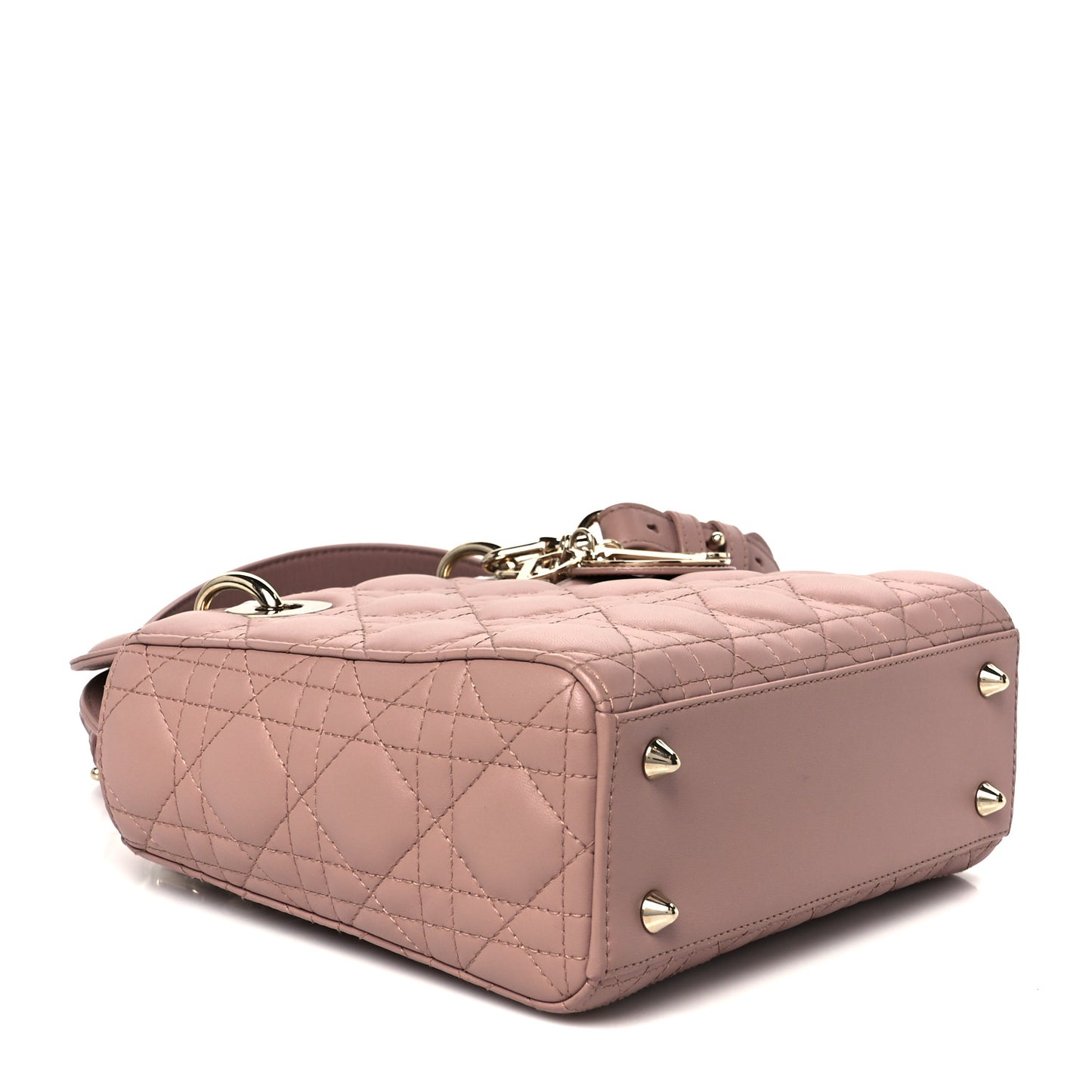 Lambskin Cannage Small My ABC Dior Lady Dior Blush