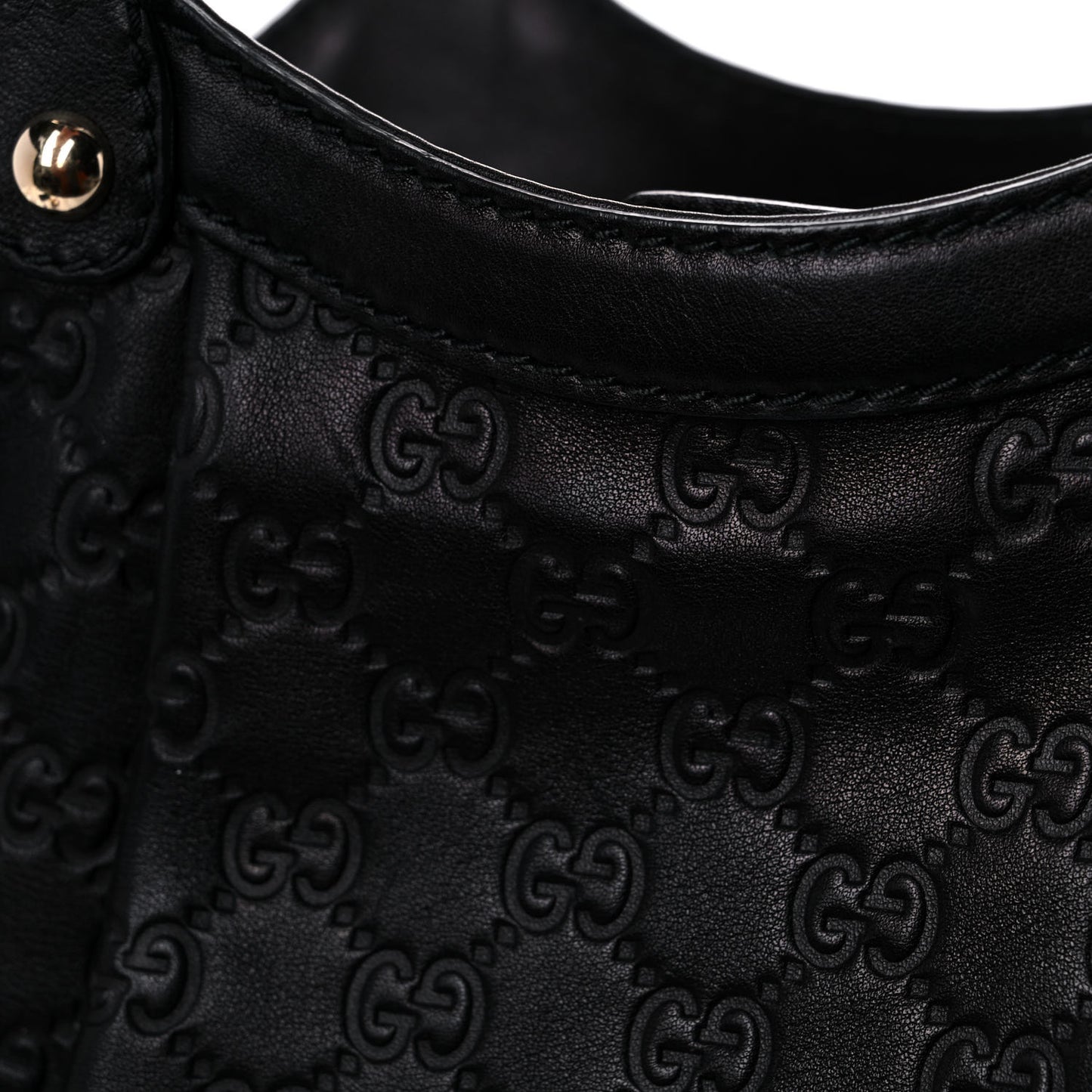 Guccissima Medium Sukey Tote Black