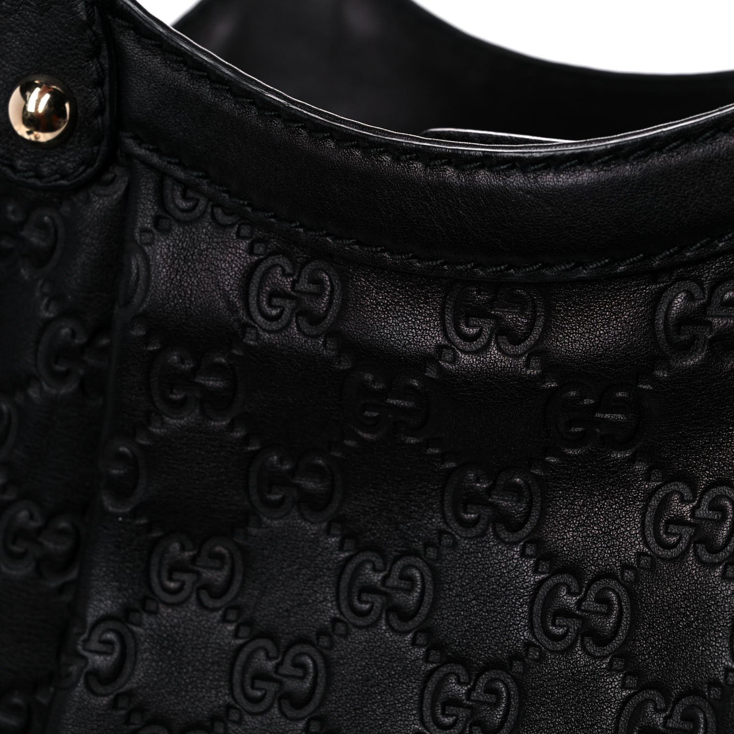 Gucci Guccissima Medium Sukey Tote Black 17 of 22