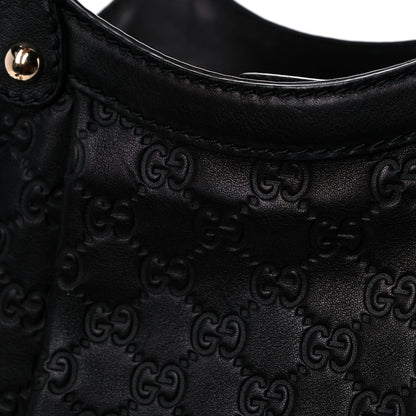 Gucci Guccissima Medium Sukey Tote Black 17 of 22