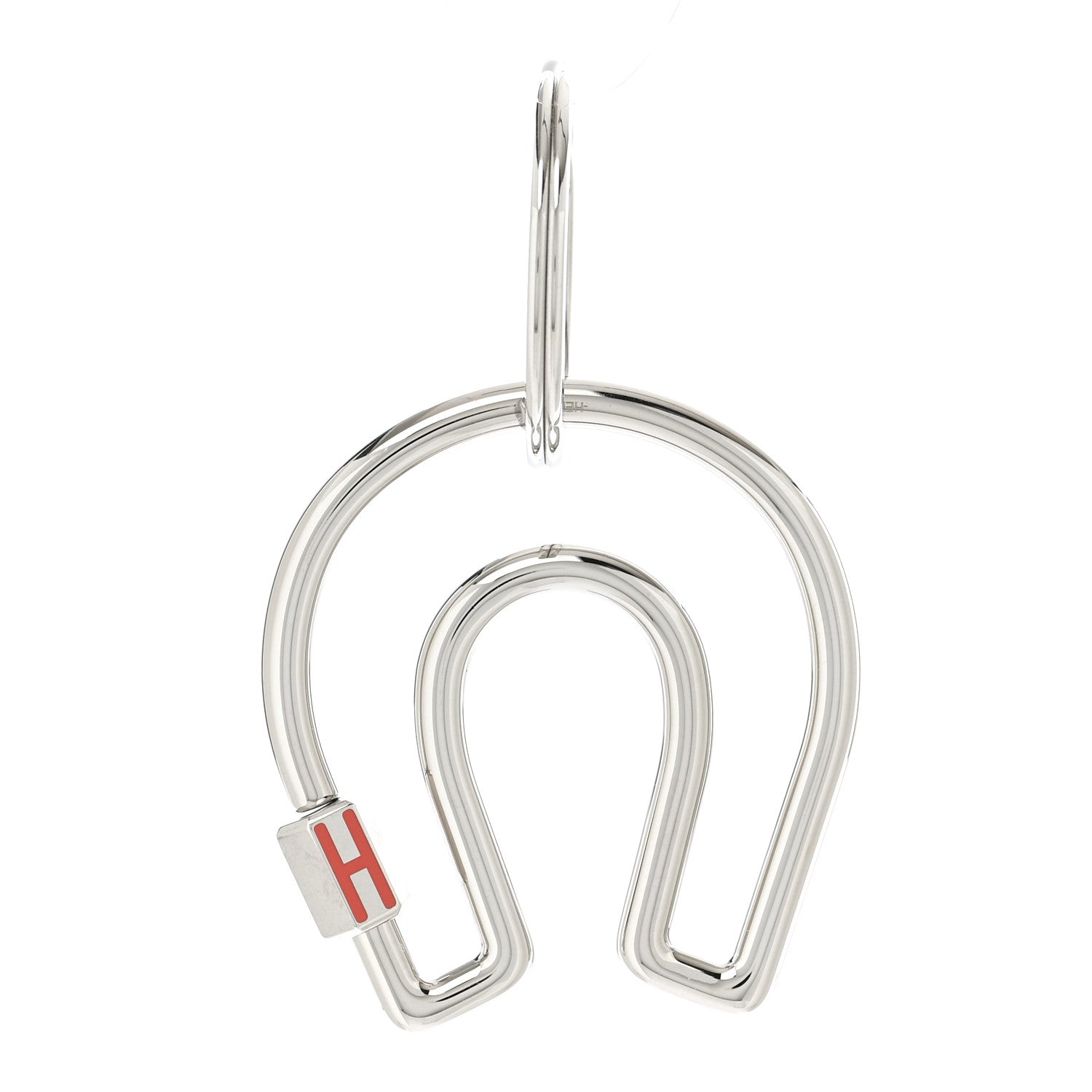 Hermes Stainless Steel Fer a Cheval Key Ring 1 of 5