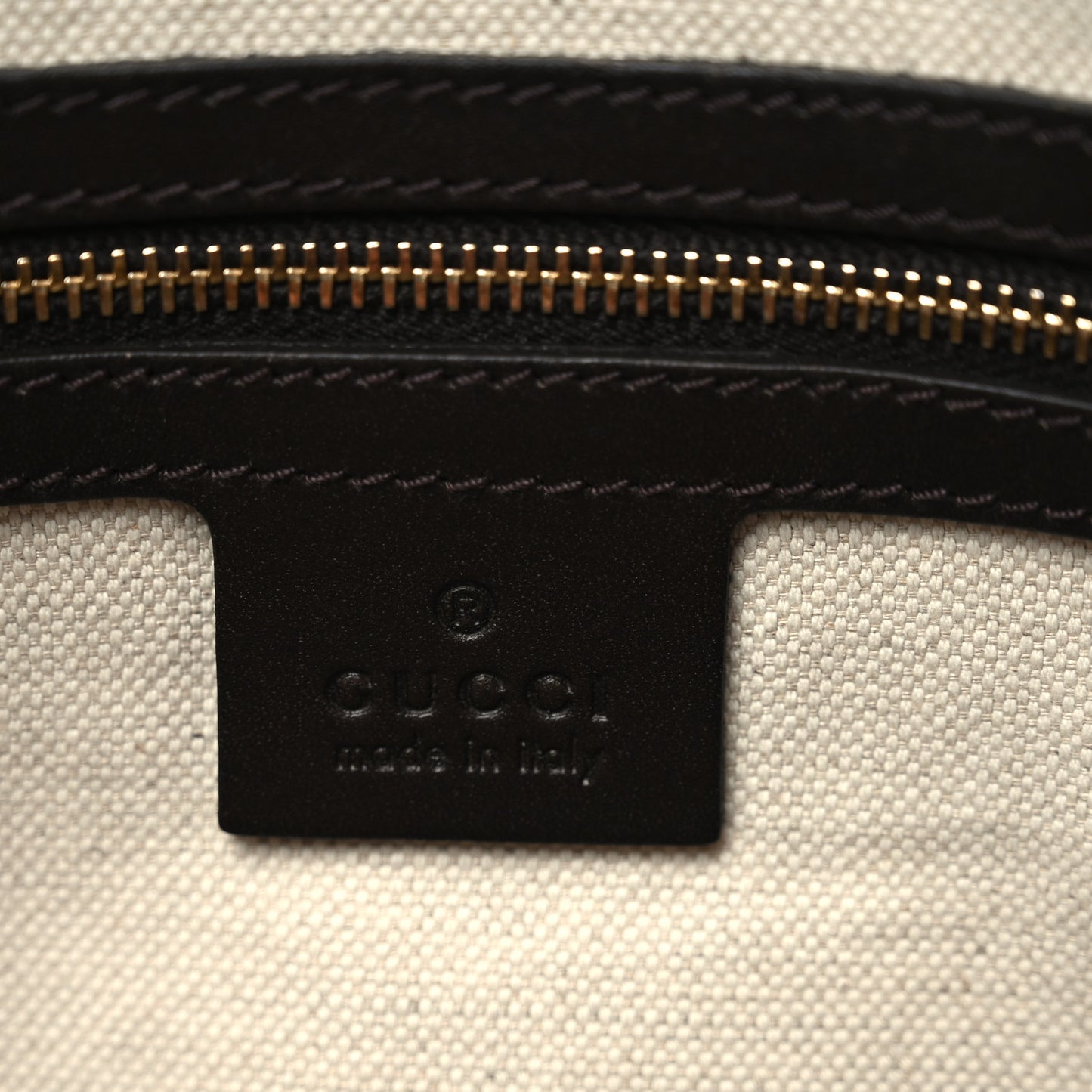 Monogram Selleria Calfskin Vintage Web Medium Boston Beige Ebony Cocoa