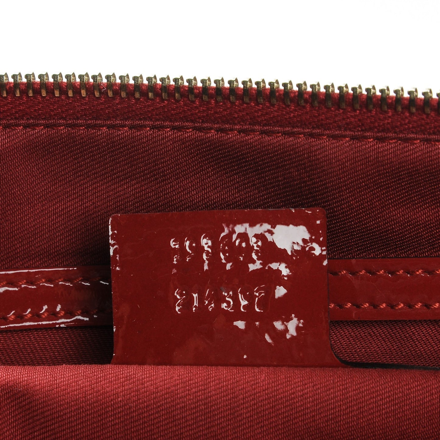 Patent GG Valentine Medium Joy Boston Red Gold