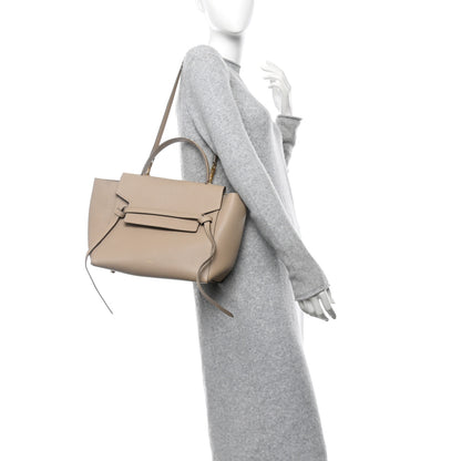 Celine Grained Calfskin Mini Belt Bag Light Taupe 2 of 9
