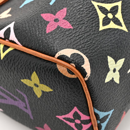 Louis Vuitton Monogram Multicolor Mini Sac HL Speedy Black 10 of 15