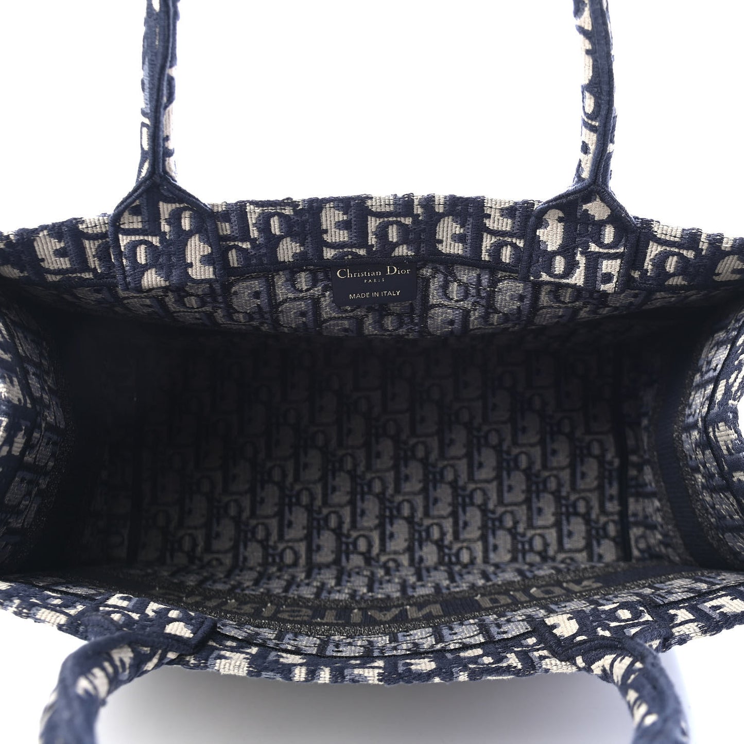 Oblique Medium Book Tote Blue Multicolor
