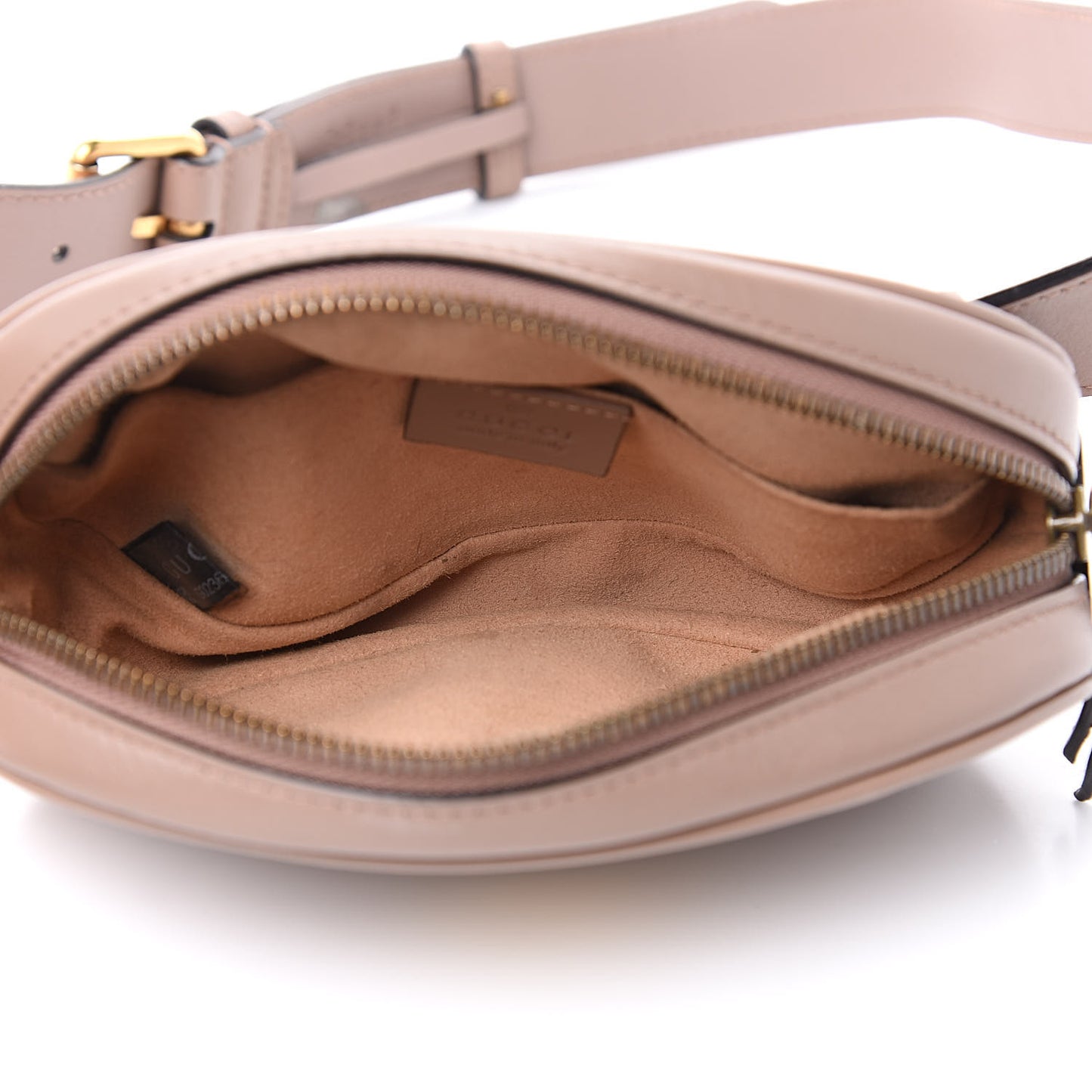 Calfskin Matelasse GG Marmont Belt Bag 95 38 Porcelain Rose
