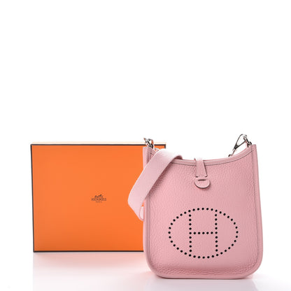 Hermes Taurillon Clemence Evelyne TPM Rose Sakura 8 of 8