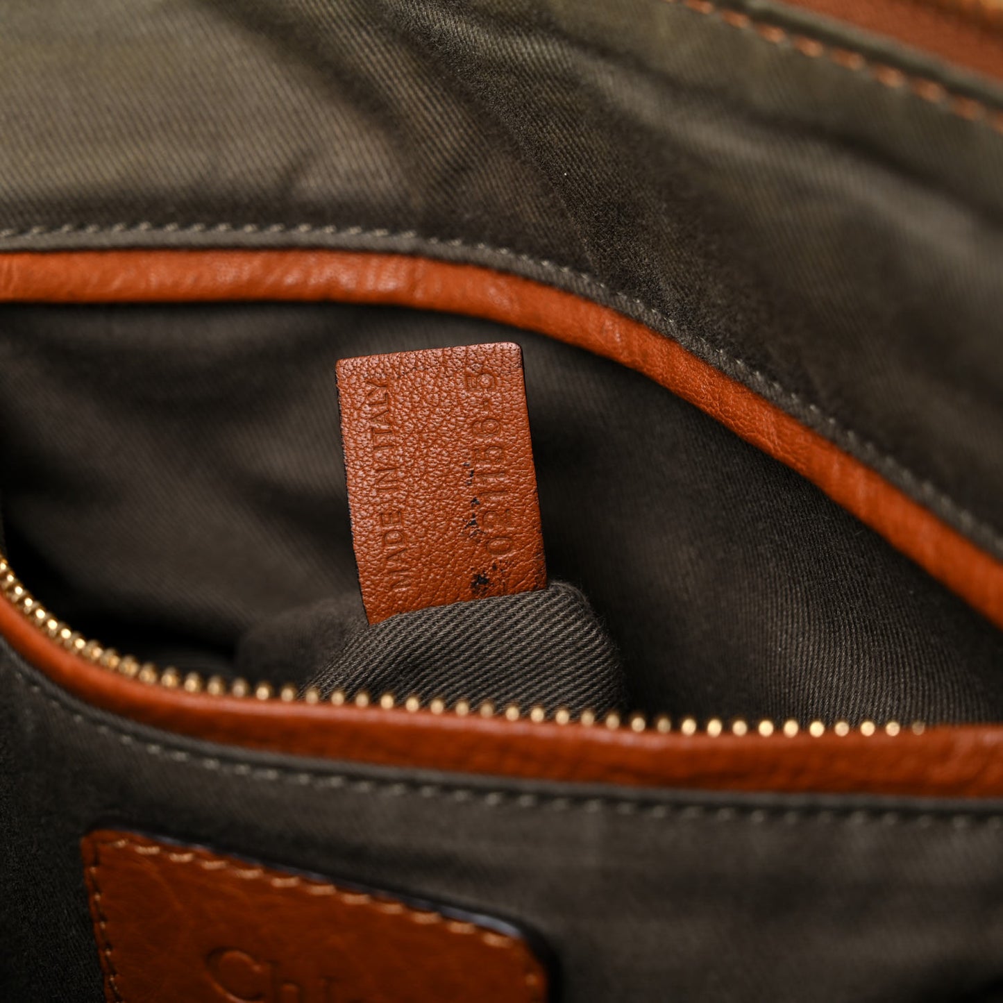 Calfskin Medium Marcie Satchel Tan