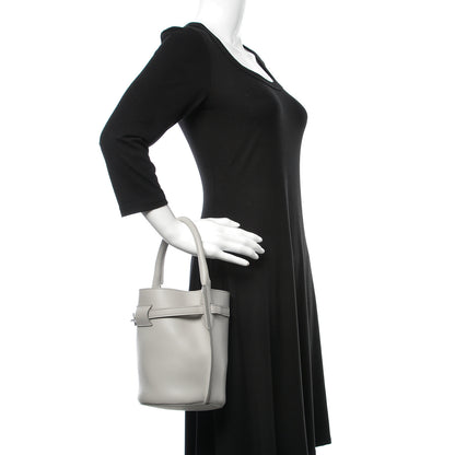 Celine Smooth Calfskin Nano Big Bag Bucket Light Grey 3 of 10