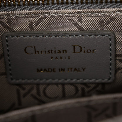 Christian Dior Lambskin Cannage Small Lucky Badges My Lady Dior Grey 6 of 11